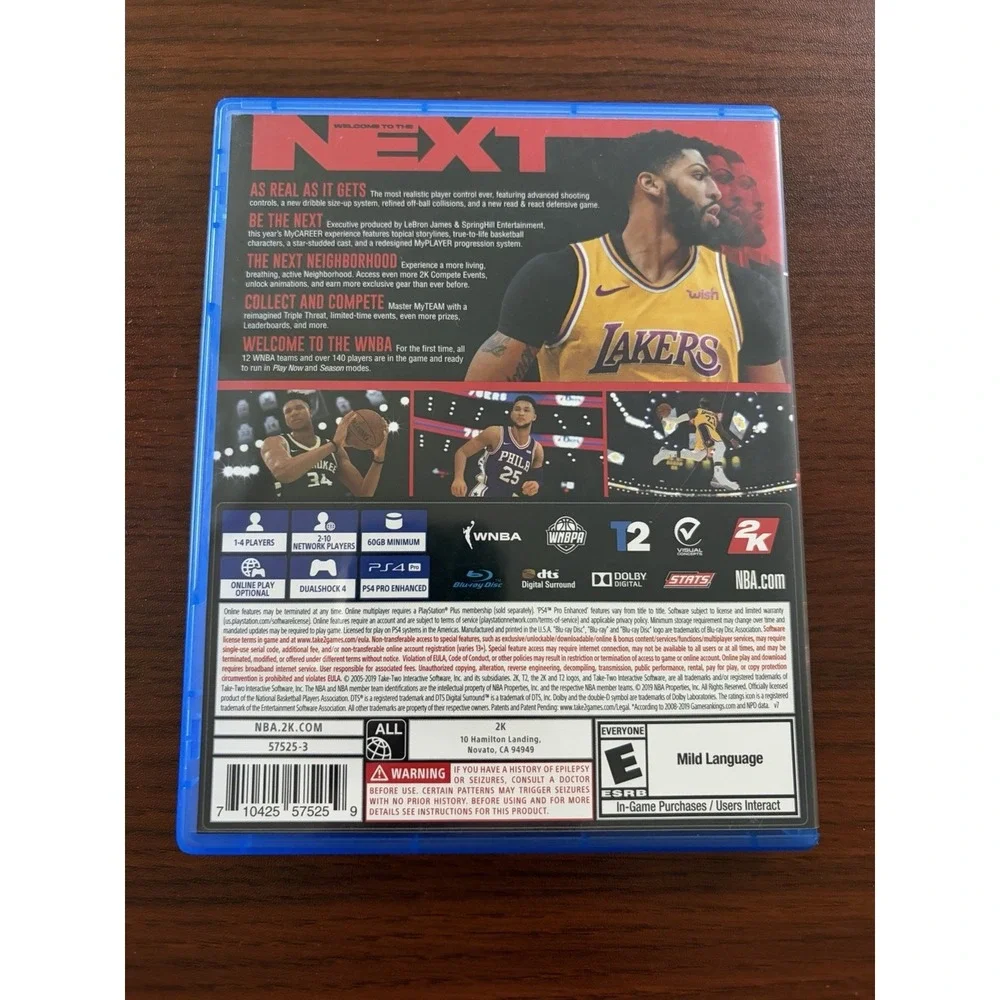 NBA‎ 2K20 COMPLETE CIB PS4 (Sony PlayStation 4, 2019)